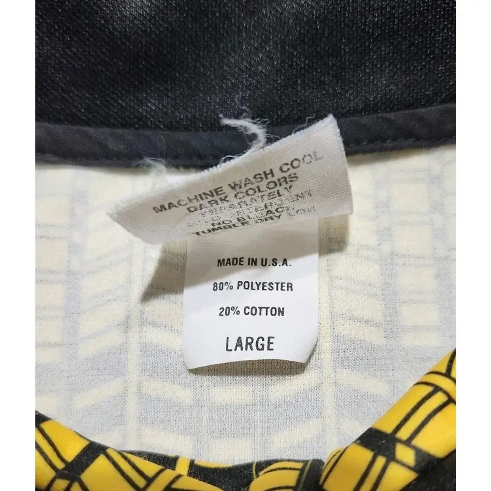 Official Sports International NISOA Soccer Referee Jersey LG Gold Short Sleeve - Picture 7 of 9
